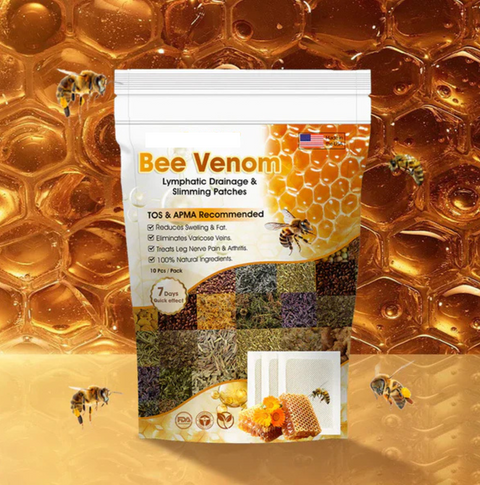 Bee Venom Lymphatic Drainage Foot Patches 10 patches