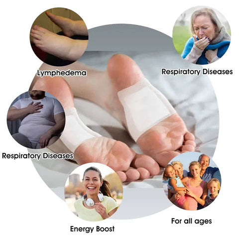 Bee Venom Lymphatic Drainage & Slimming Foot Patches (Pack of 10 Patches)